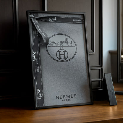 Cadre photo Hermès - Boite grise