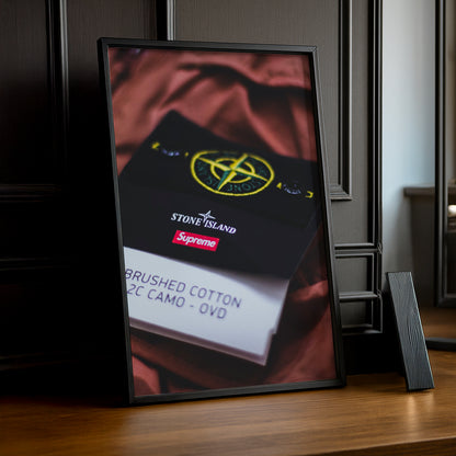 Poster Stone Island - x Supreme