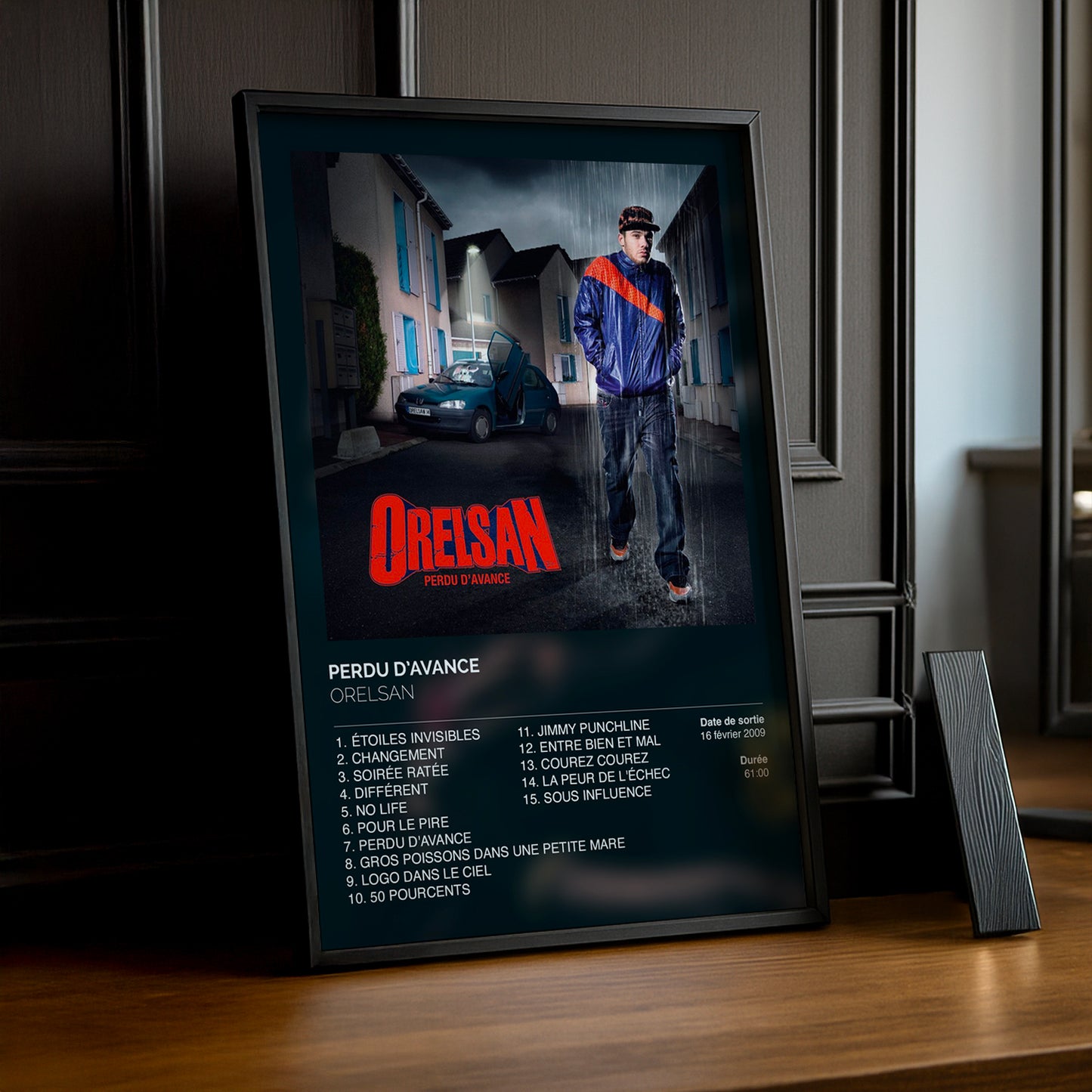 Cadre photo Album Perdu d'avance d'Orelsan