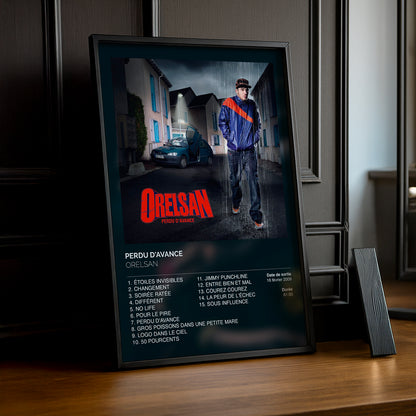 Cadre photo Album Perdu d'avance d'Orelsan