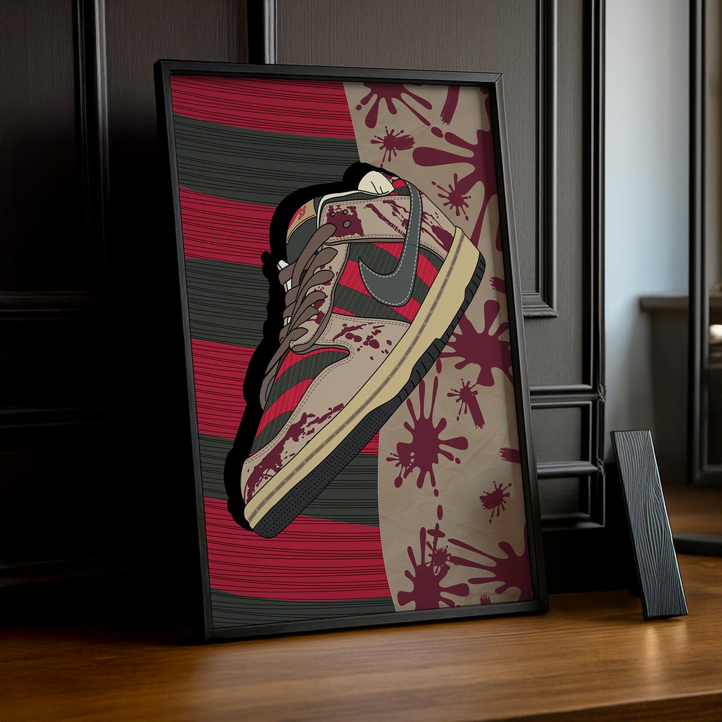 Cadre photo Nike Dunk SB Freddy Krueger