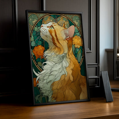 Cadre Photo Chat - Roux Art