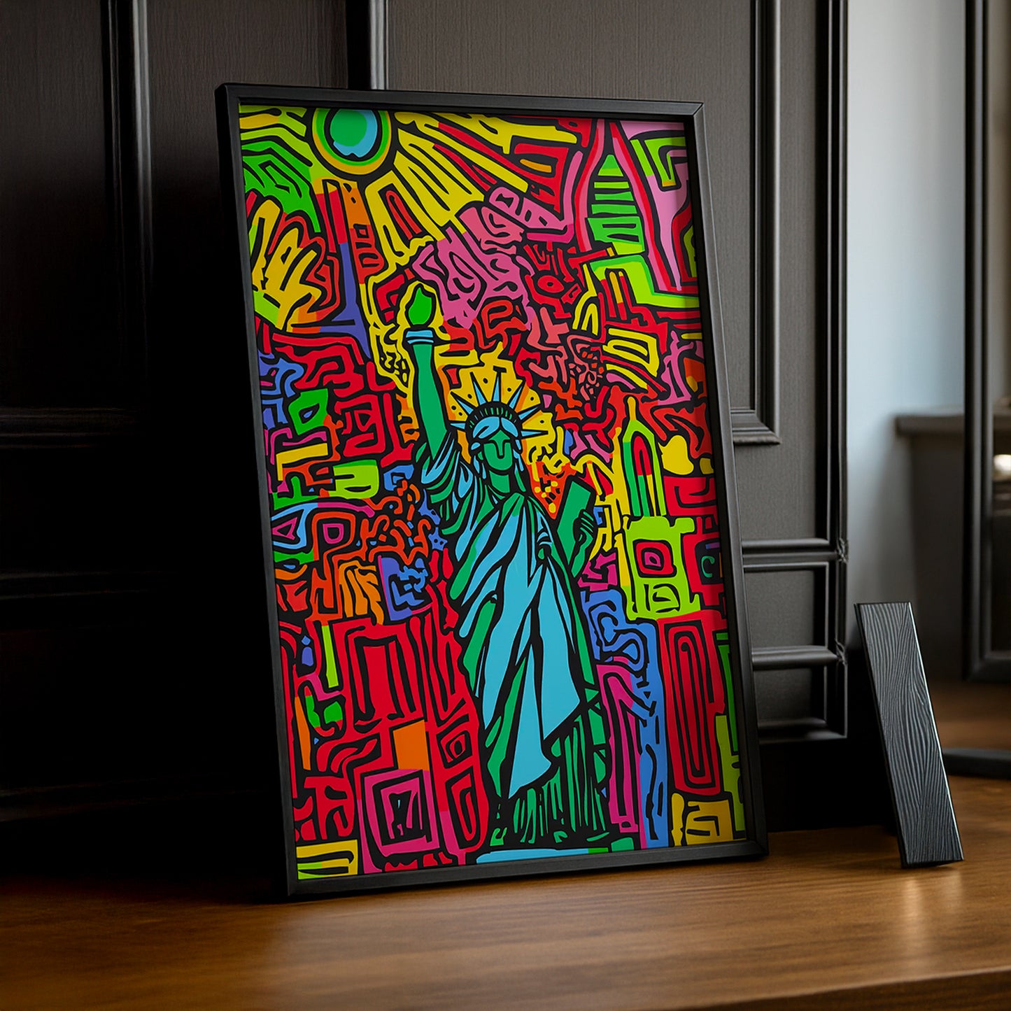 Cadre photo Keith Haring Liberty