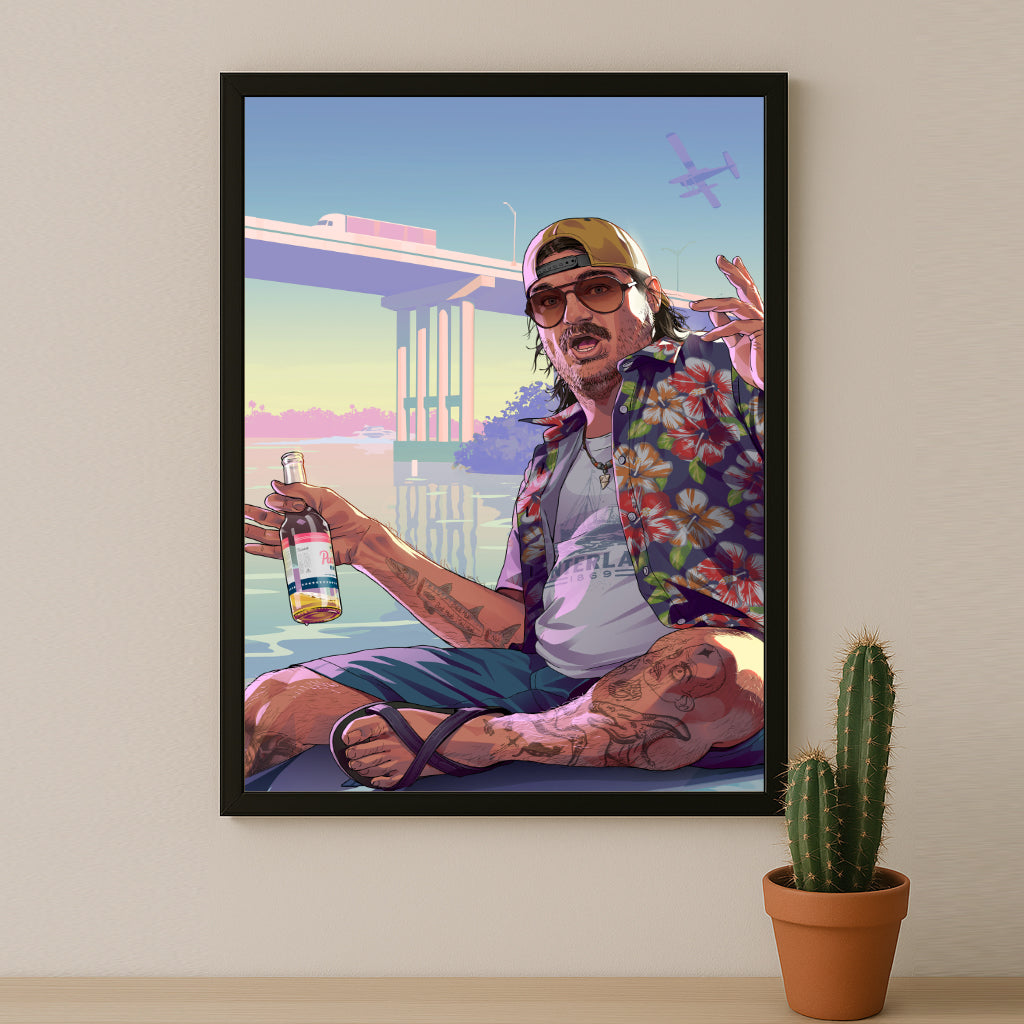 Poster Grand Theft Auto VI - Cal Hampton