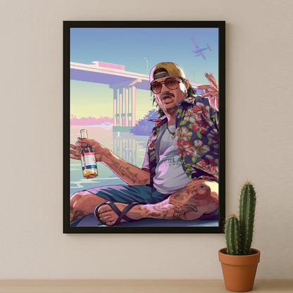 Poster Grand Theft Auto VI - Cal Hampton