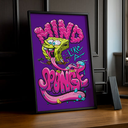 Cadre Photo Bob L'Éponge - Mind like a Sponge
