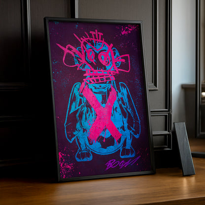 Cadre photo Monkey Graffiti Arcane