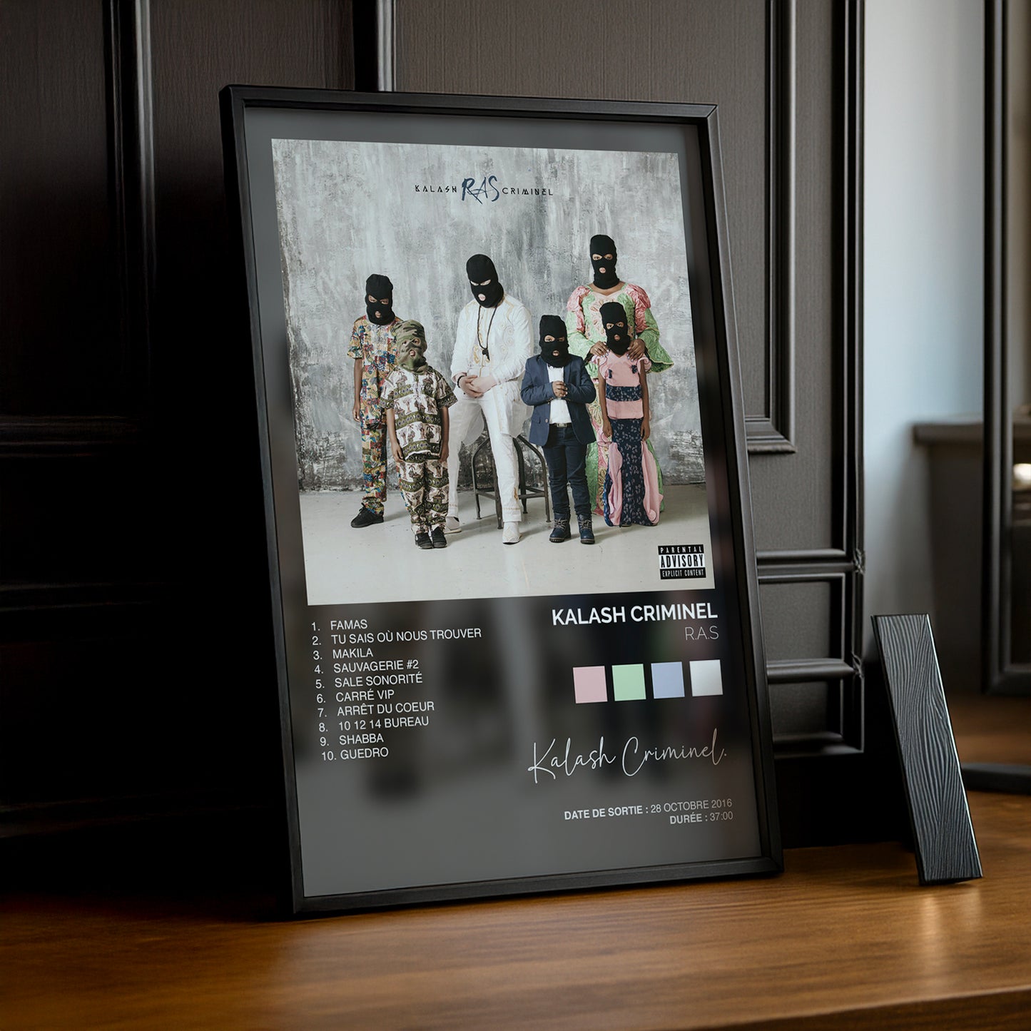Cadre Photo Kalash Criminel - R.A.S