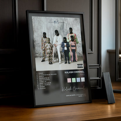 Cadre Photo Kalash Criminel - R.A.S