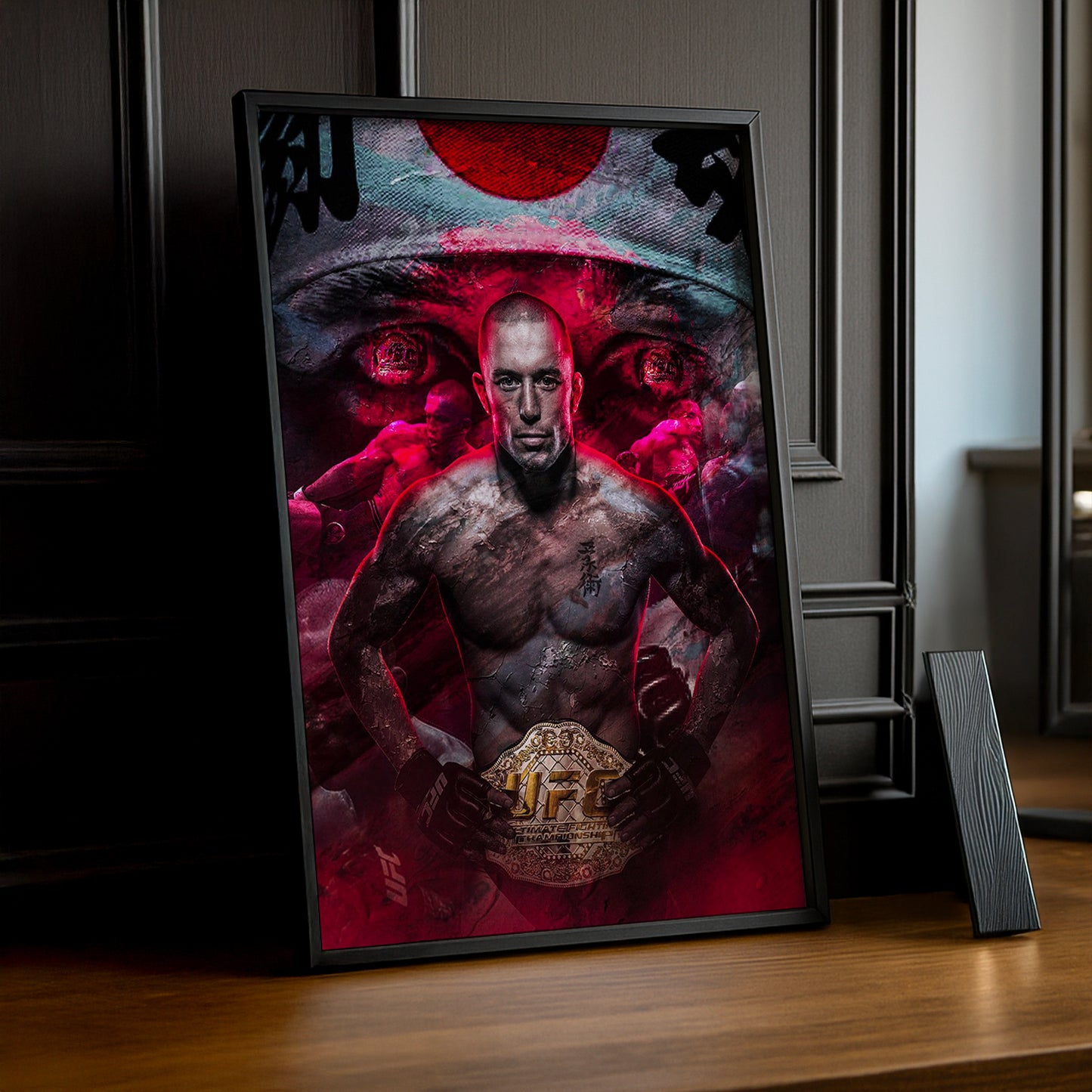 Cadre photo UFC - Georges Saint Pierre