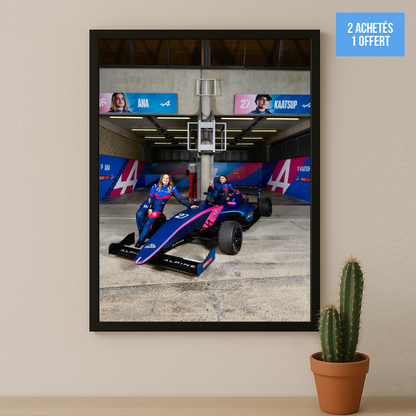 Poster encadrée GP Explorer - Écurie Alpine Ana x Kaatsup