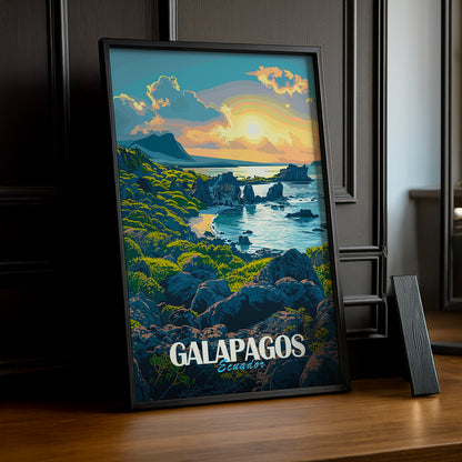 Cadre photo Galapagos Ecuador