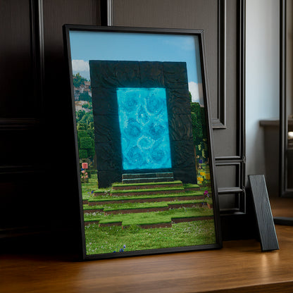 Cadre photo Minecraft - Portail