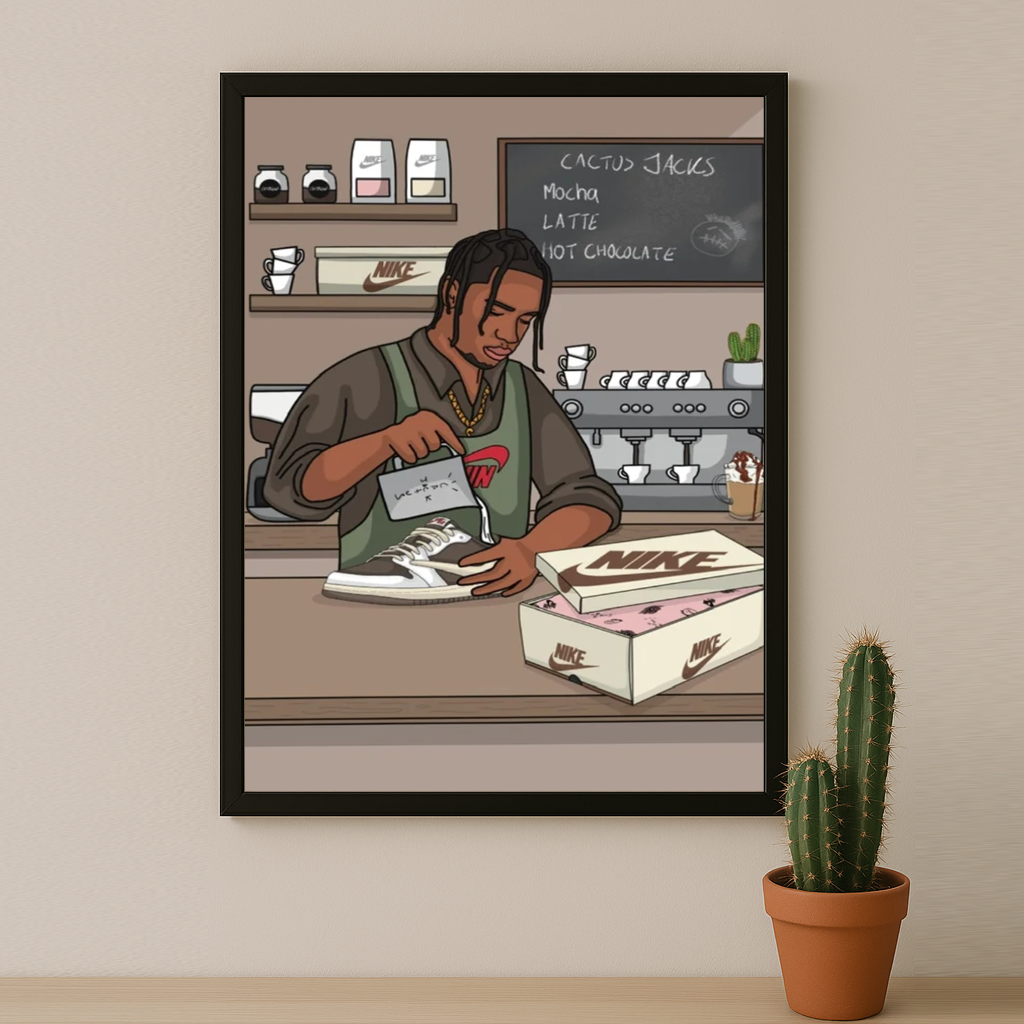 Poster Nike Travis Scott Draw