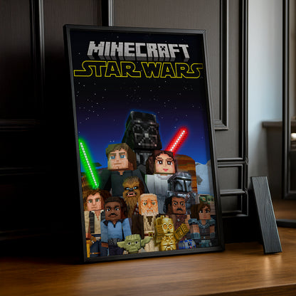 Cadre photo Minecraft - Star Wars