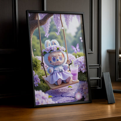 Poster Labubu - Jardin