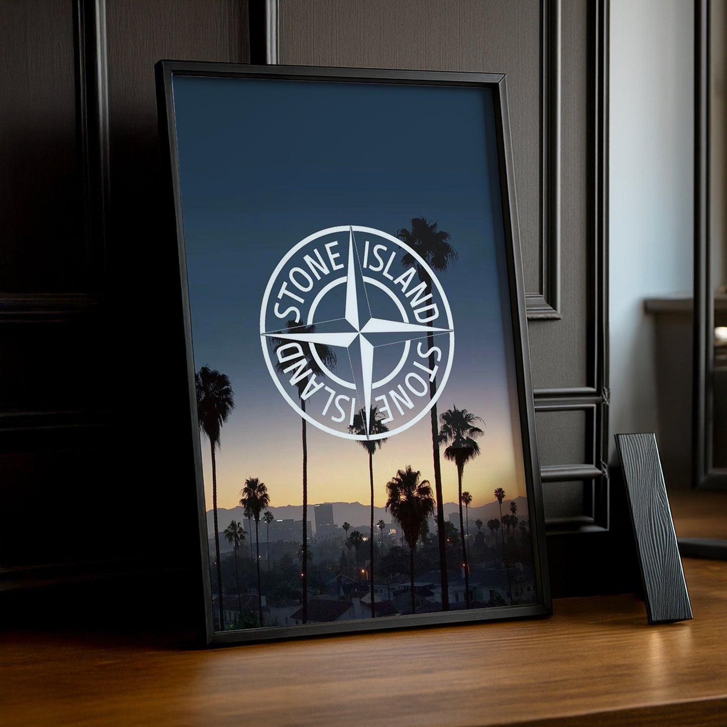 Cadre photo Stone Island paysage