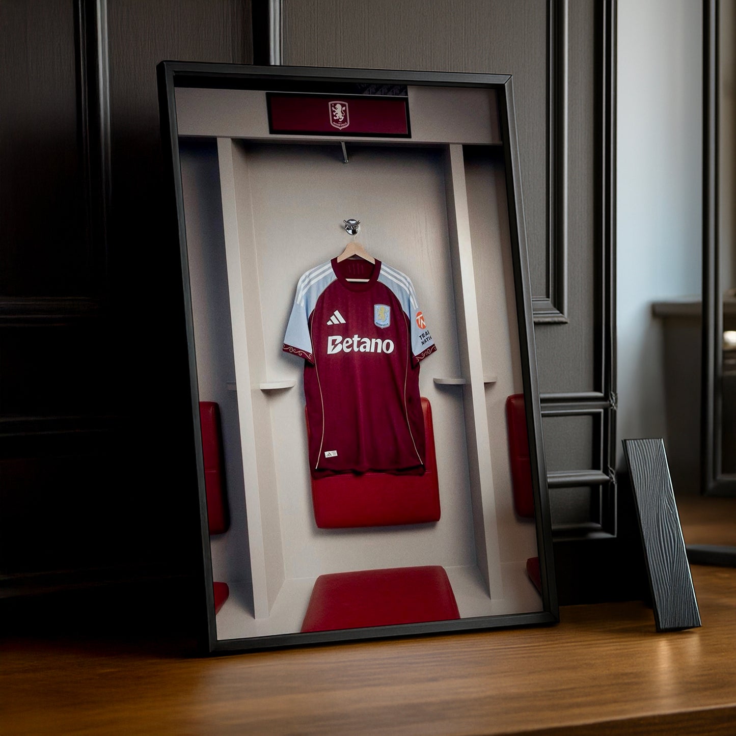 Cadre photo - Maillot Aston Villa 25-26