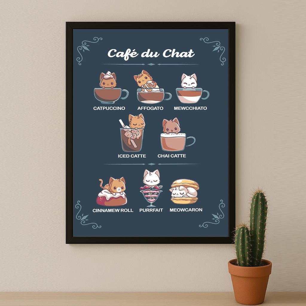 Cadre photo Coffee Lover - Café du Chat