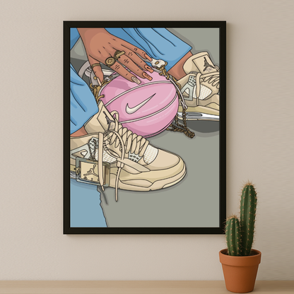 Poster Nike Jordan Basketball