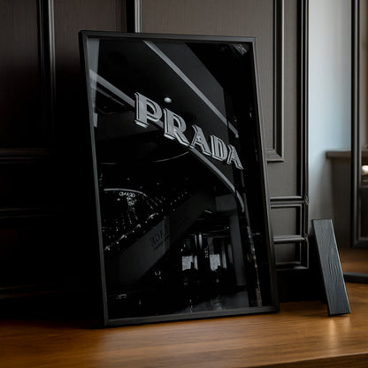 Cadre Photo Prada - Full Black Devanture