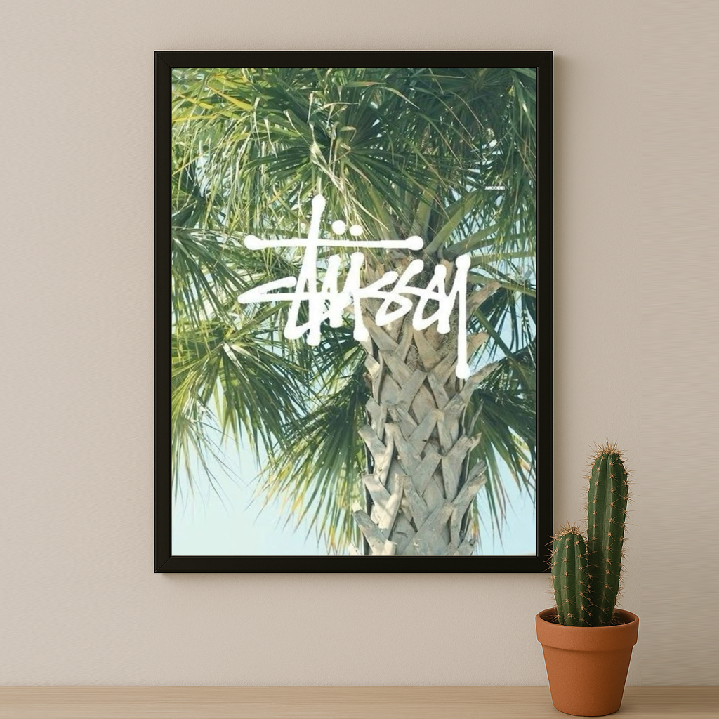 Stüssy Palmier - Poster