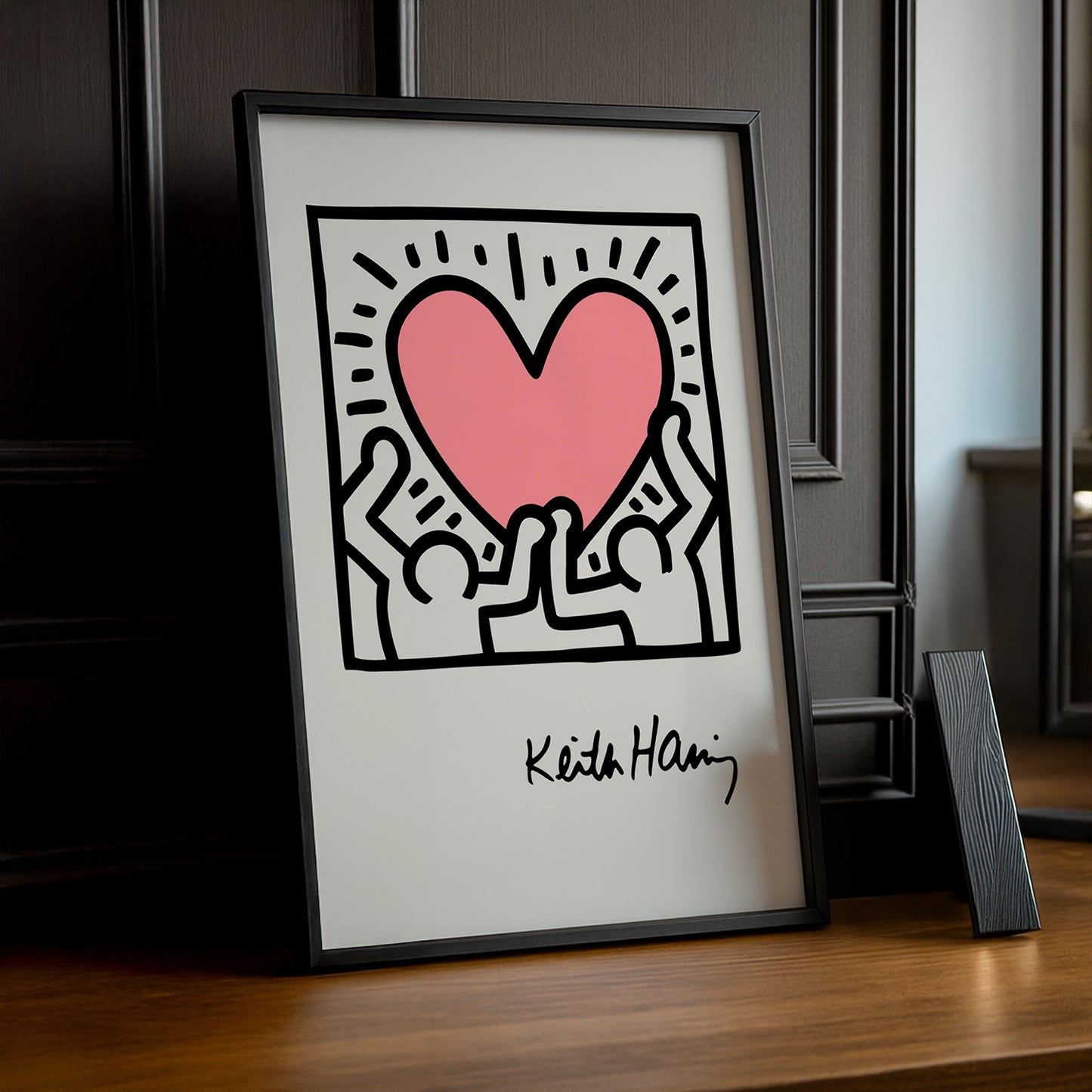 Cadre photo Keith Haring Heart