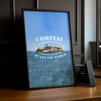 Poster encadrée Corteiz - Blue Water