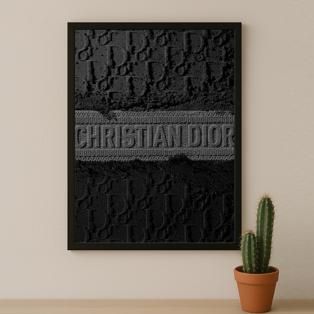 Cadre photo Christian Dior Black