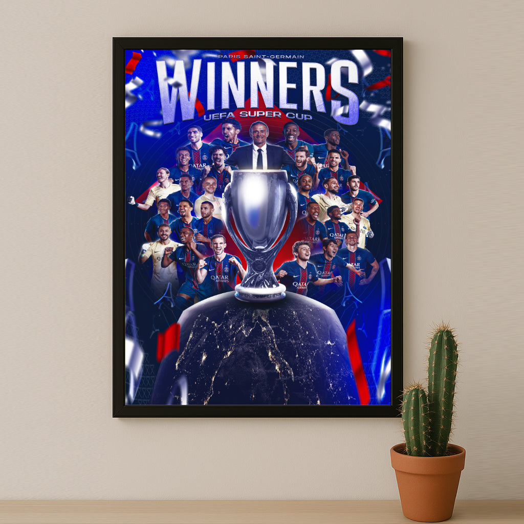 Poster Paris Saint-Germain UEFA Super Cup