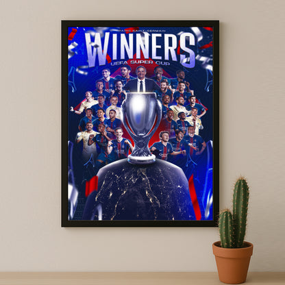Poster Paris Saint-Germain UEFA Super Cup