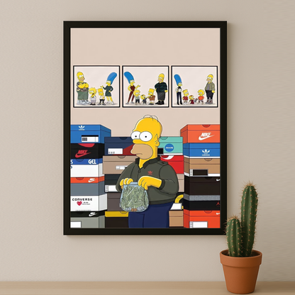 Poster Nike Homer Simpson