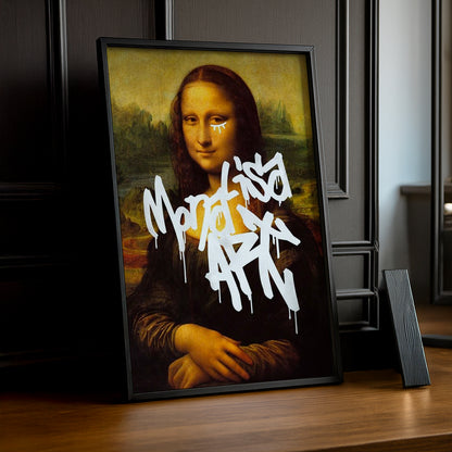 Cadre Photo Mona Lisa - Graffiti
