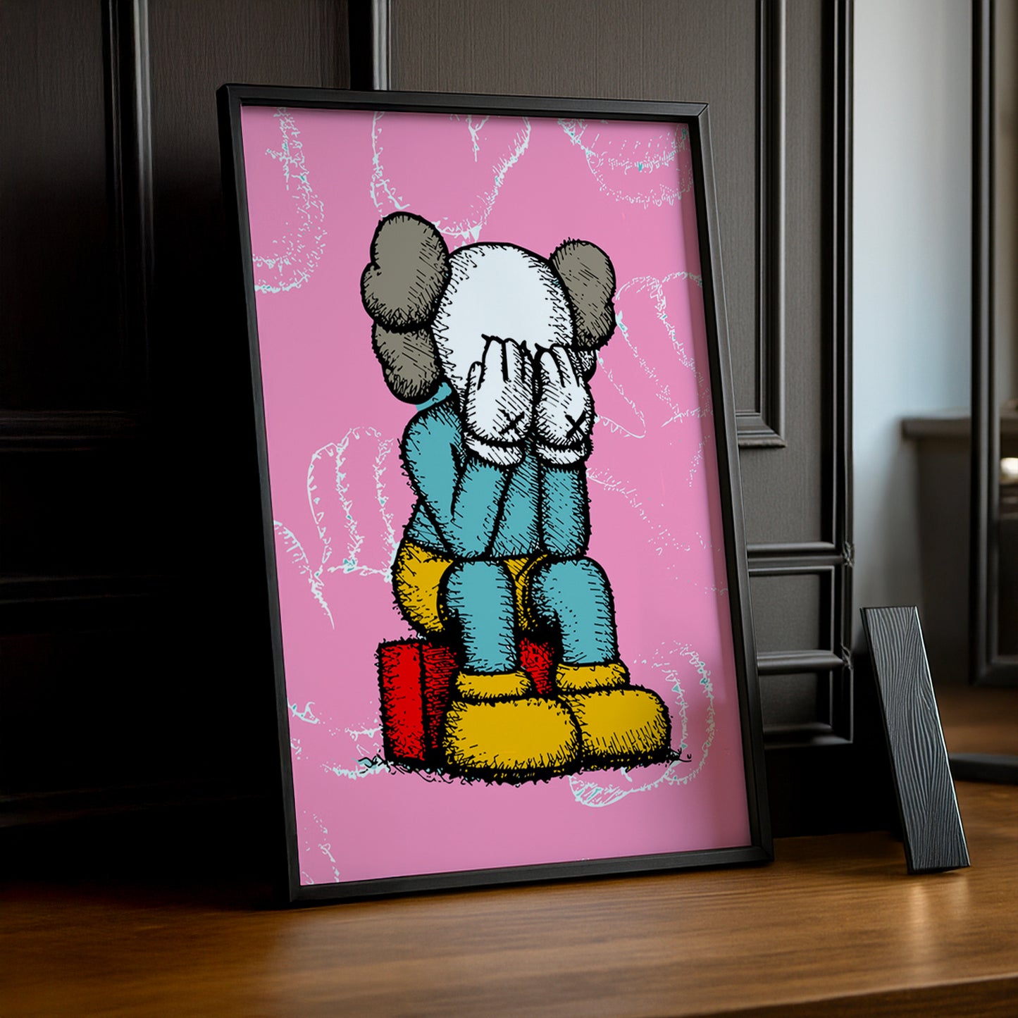 Poster Kaws pixel