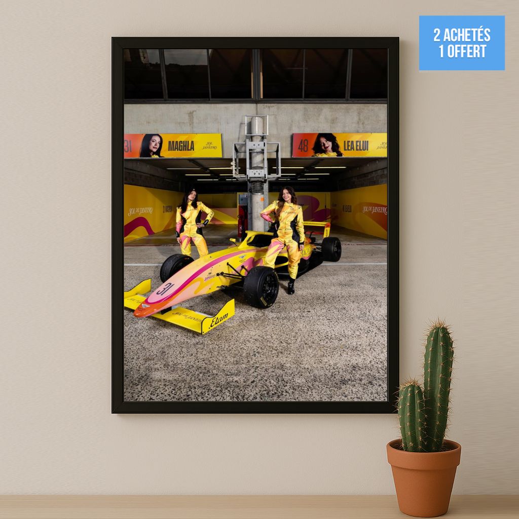 Poster encadrée GP Explorer - Écurie Rio de Janeiro Maghla x Léa Élui