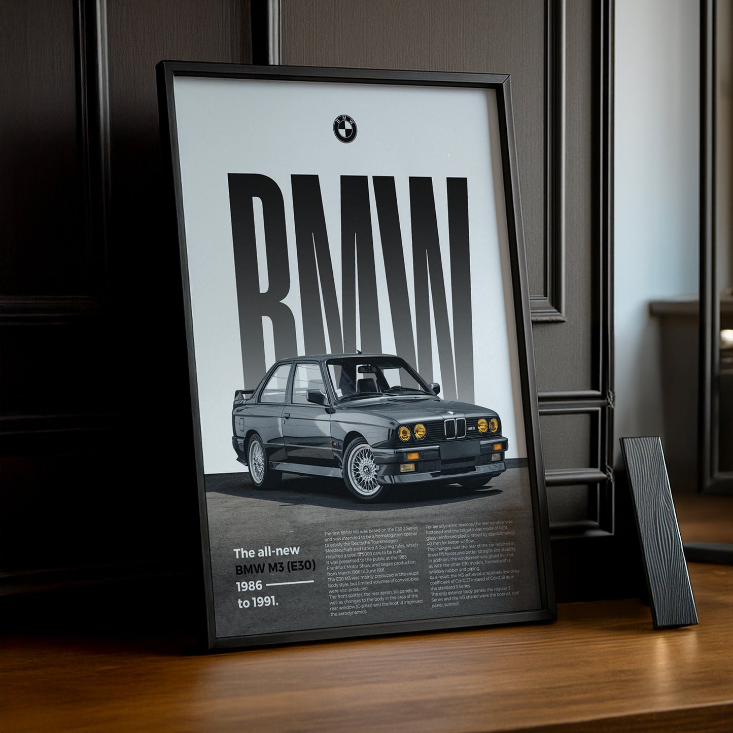 Poster Voitures - BMW M3 E30