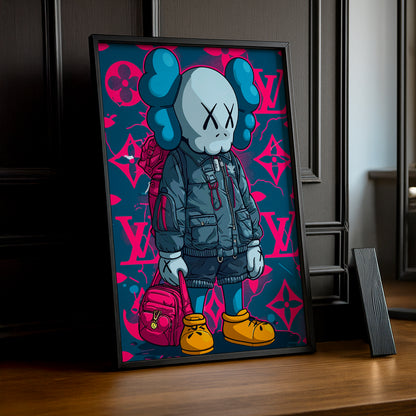 Poster Kaws Louis Vuitton outfit