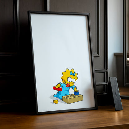 Cadre Photo Les Simpsons - Maggie Simpson Jouets