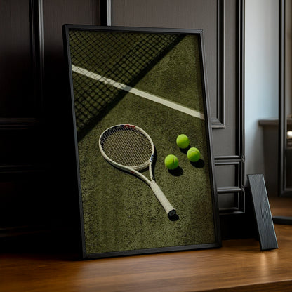 Poster Photo Tennis - Terrain sur herbe