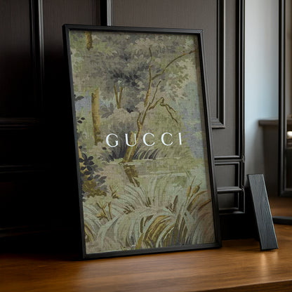 Cadre Photo Gucci - Tapisserie jaune