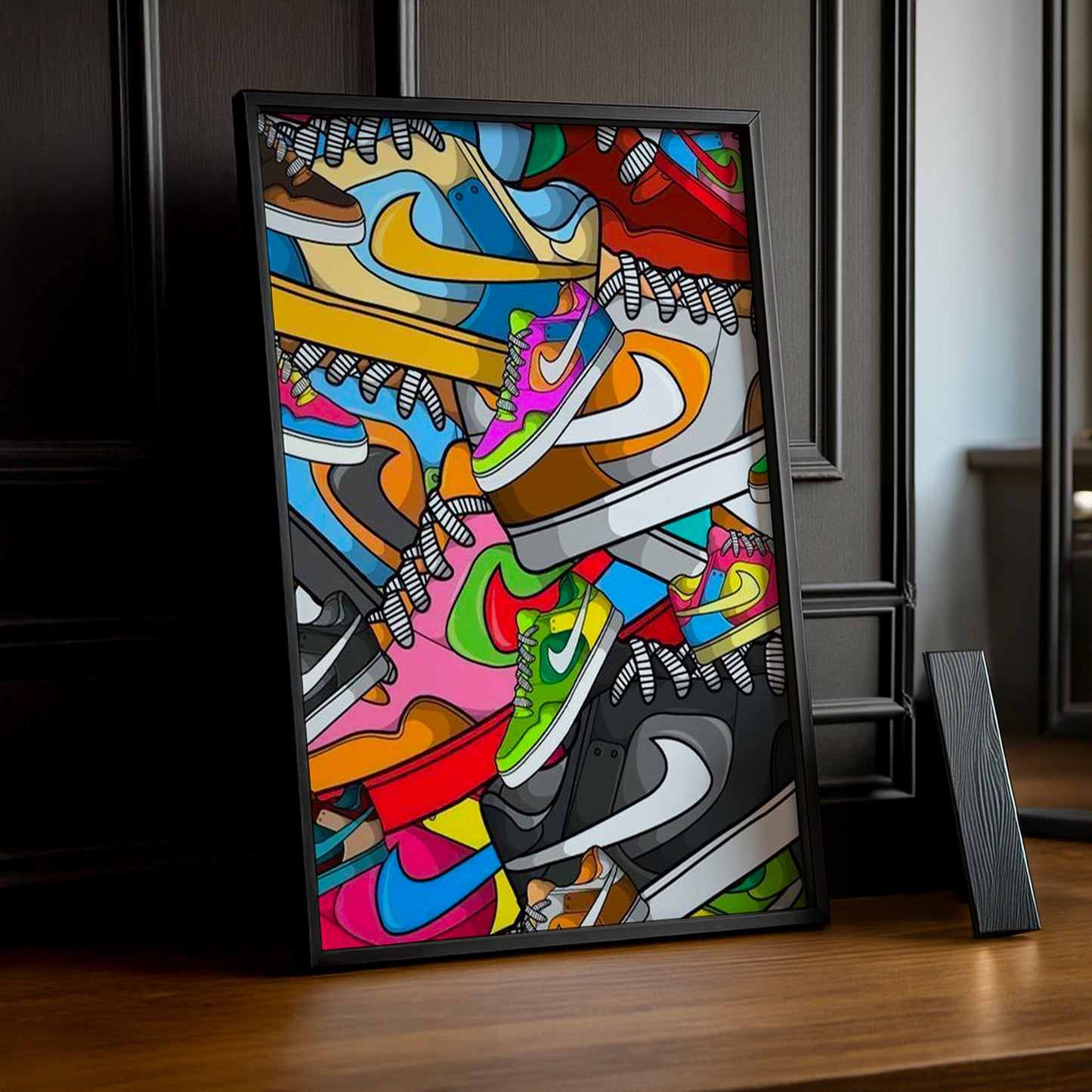 Cadre photo Nike Dunks Illustration