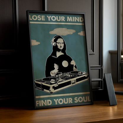 Cadre photo Mona Lisa La Joconde Lose Your Mind