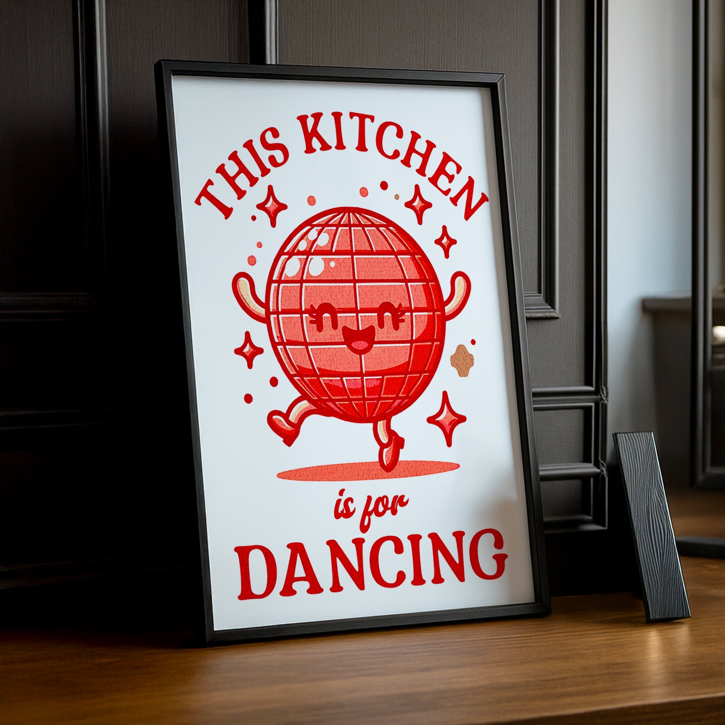 Cadre photo Citation - Kitchen Dancing
