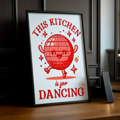 Cadre photo Citation - Kitchen Dancing