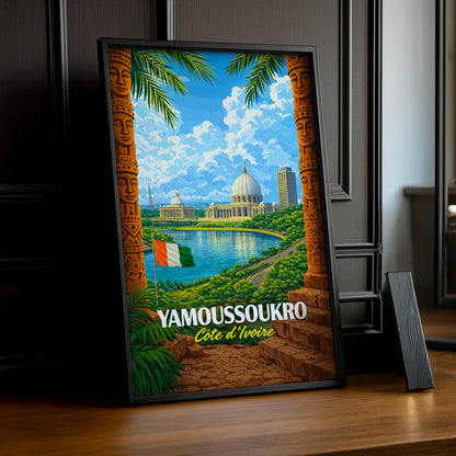 Cadre Photo Afrique - Côte d'Ivoire Yamoussoukro