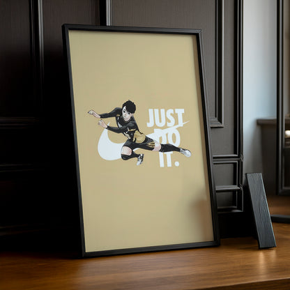 Cadre photo Volley-Ball - Just Do It Illustration