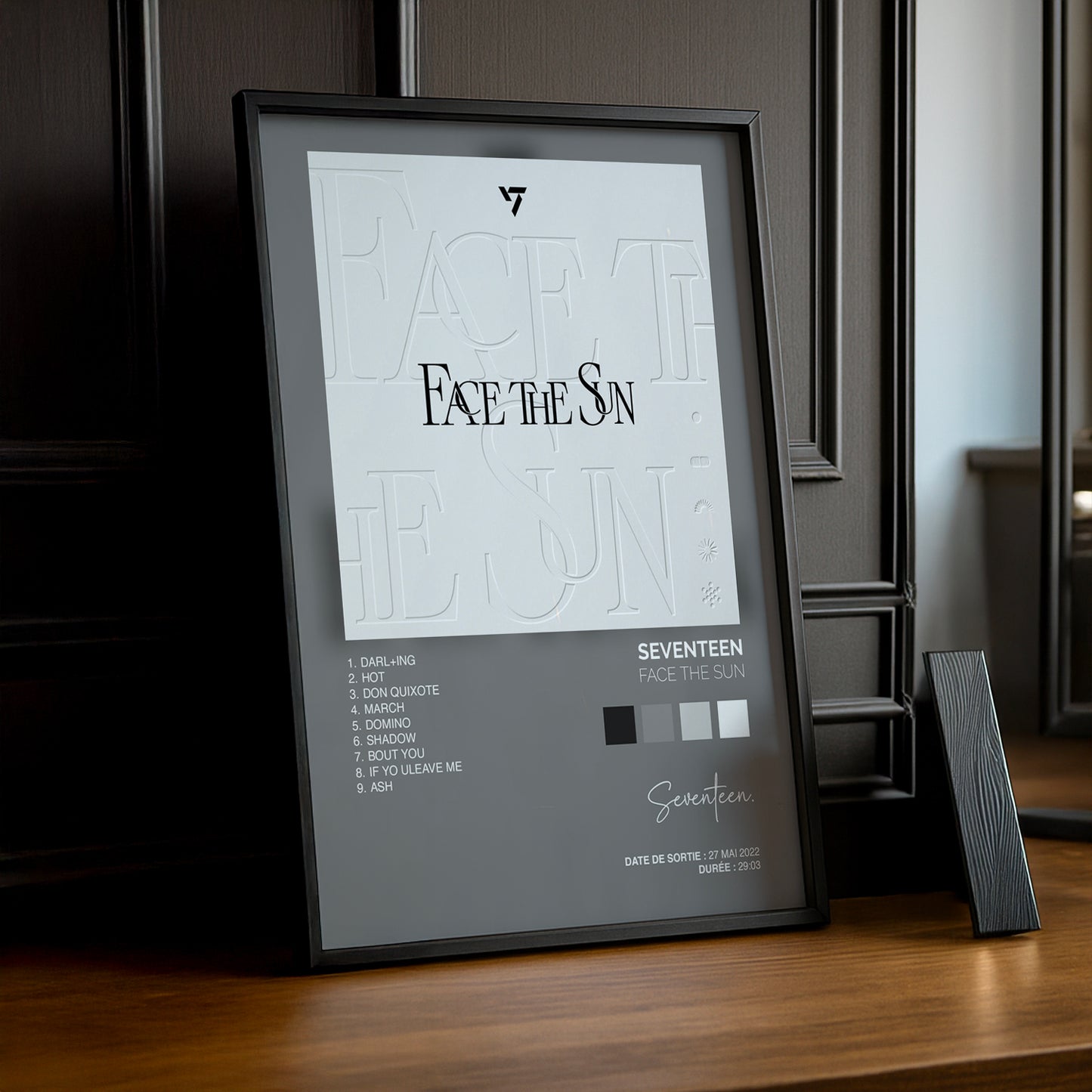 Cadre Photo K-Pop - Seventeen Face The Sun