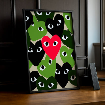 Cadre photo Comme Des Garçons Heart Attack