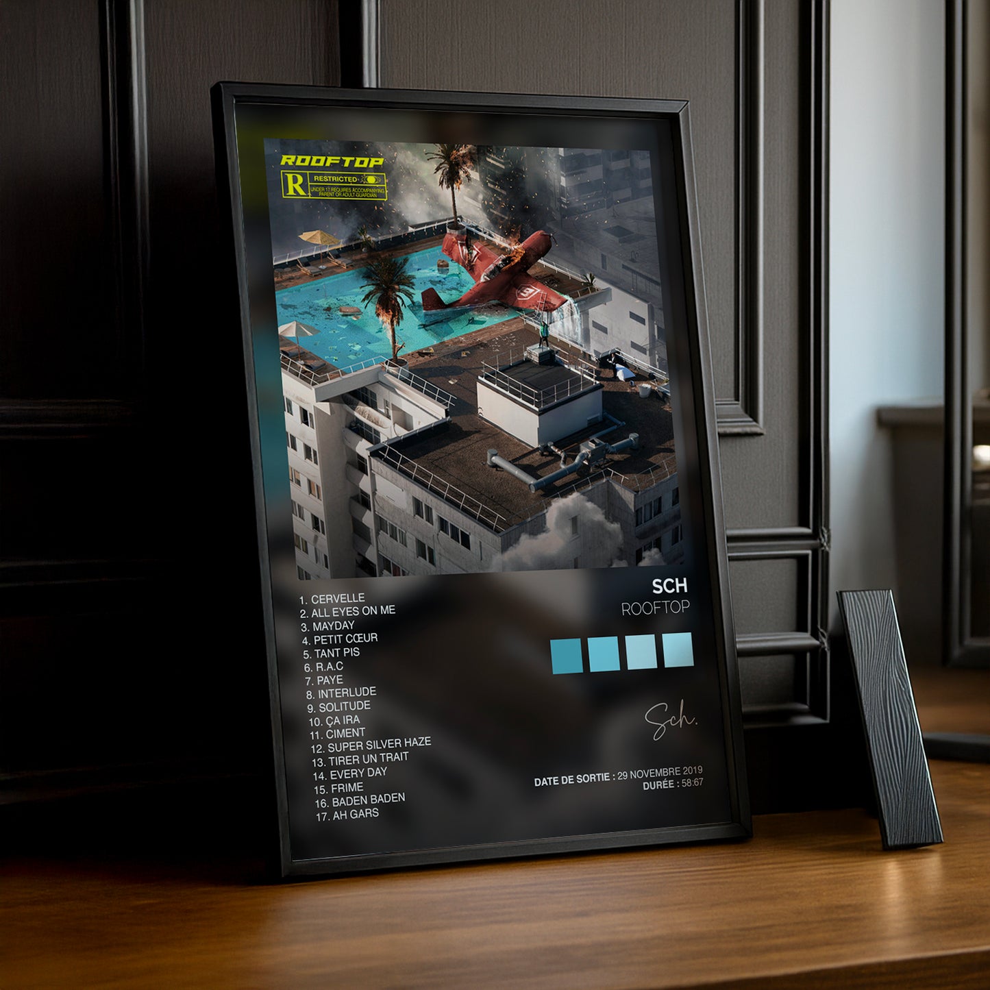 Poster SCH - Album Rooftop