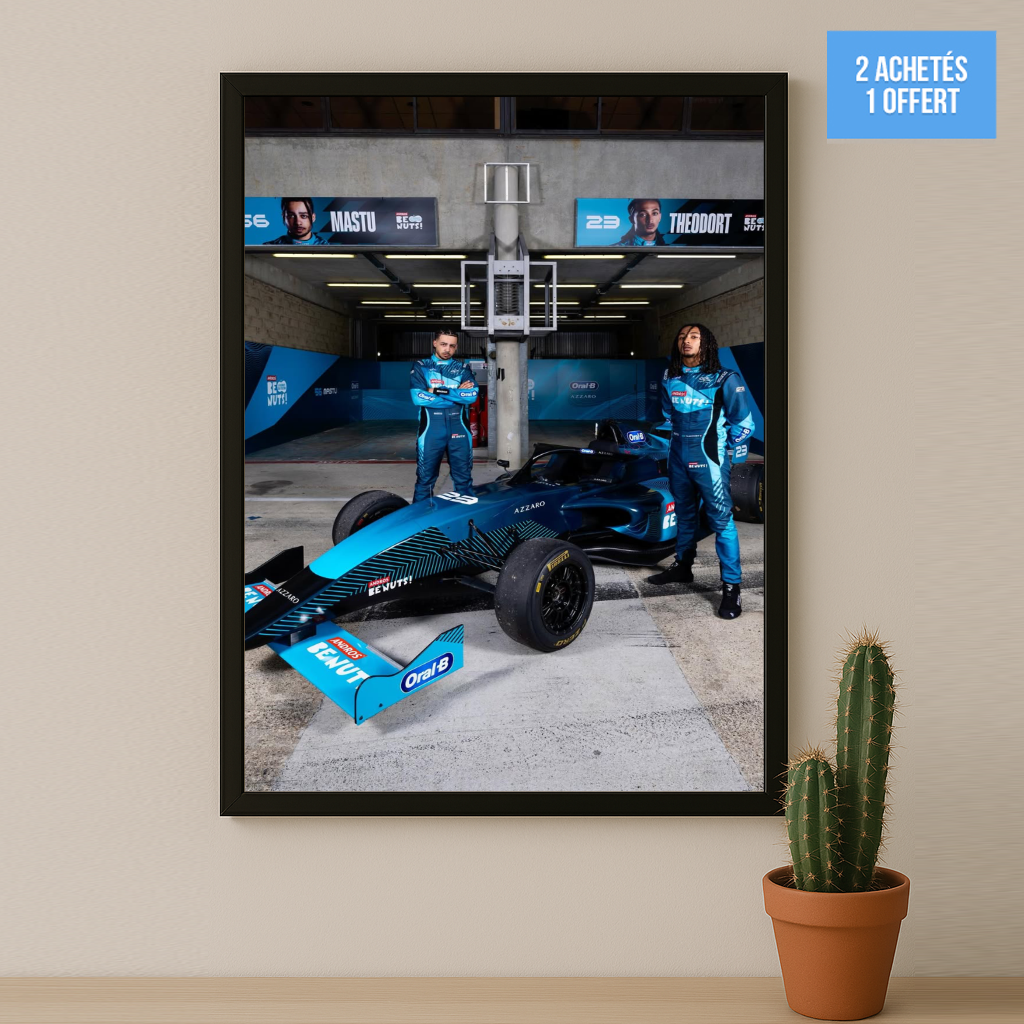 Poster encadrée GP Explorer - Écurie BeNuts Theodort x Mastu